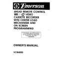 EMERSON VCR4000 Manual de Usuario